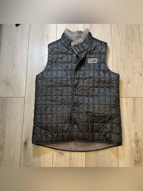 Patagonia Reversible Pile Fleece Quilted Vest Gorpcore Trail Minimalist Boho S